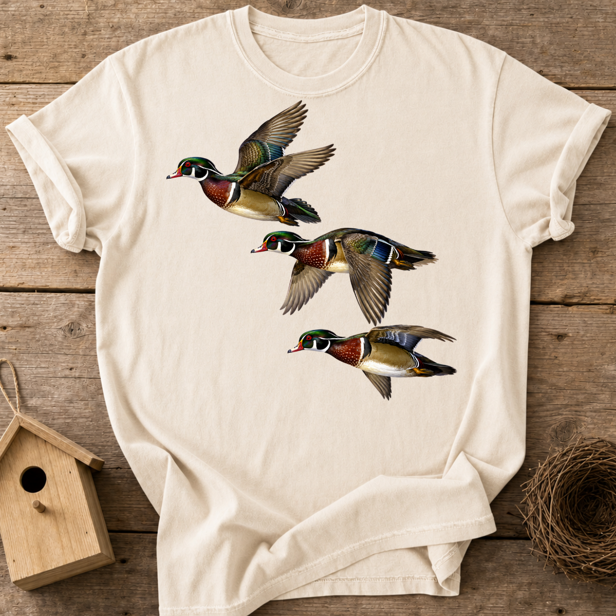 Wood Ducks In Flight T-Shirt