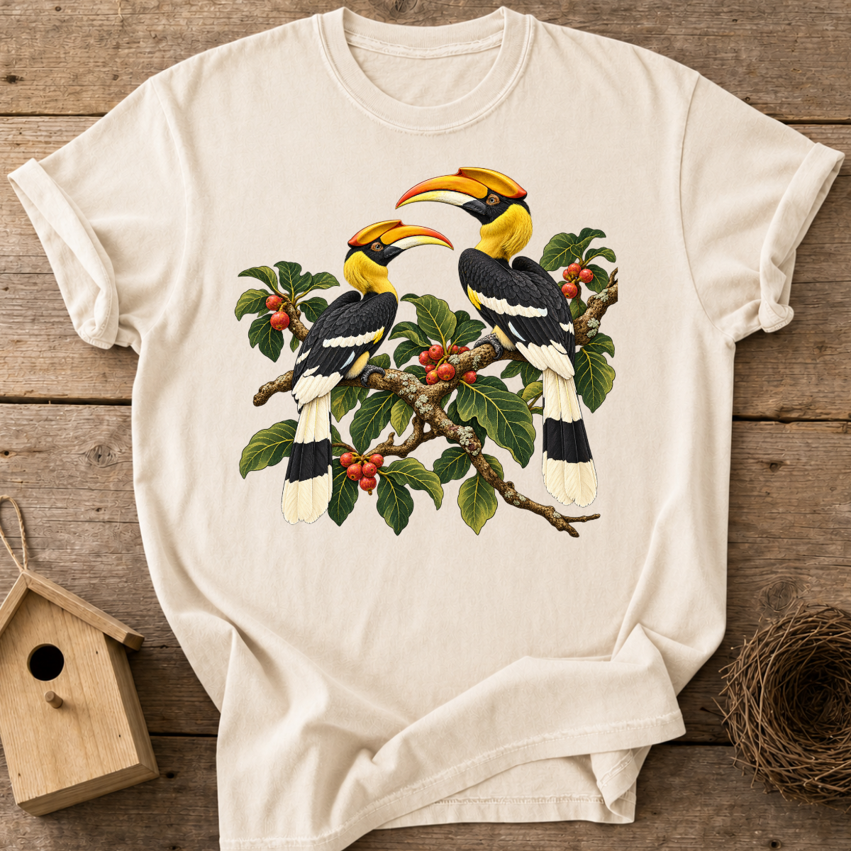 Hornbill Couple T-Shirt