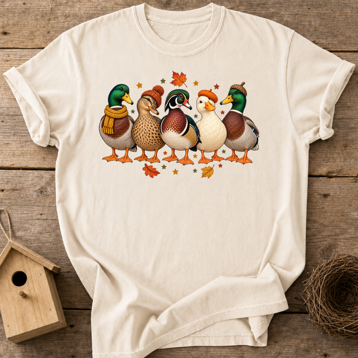 Cozy Autumn Ducks T-Shirt