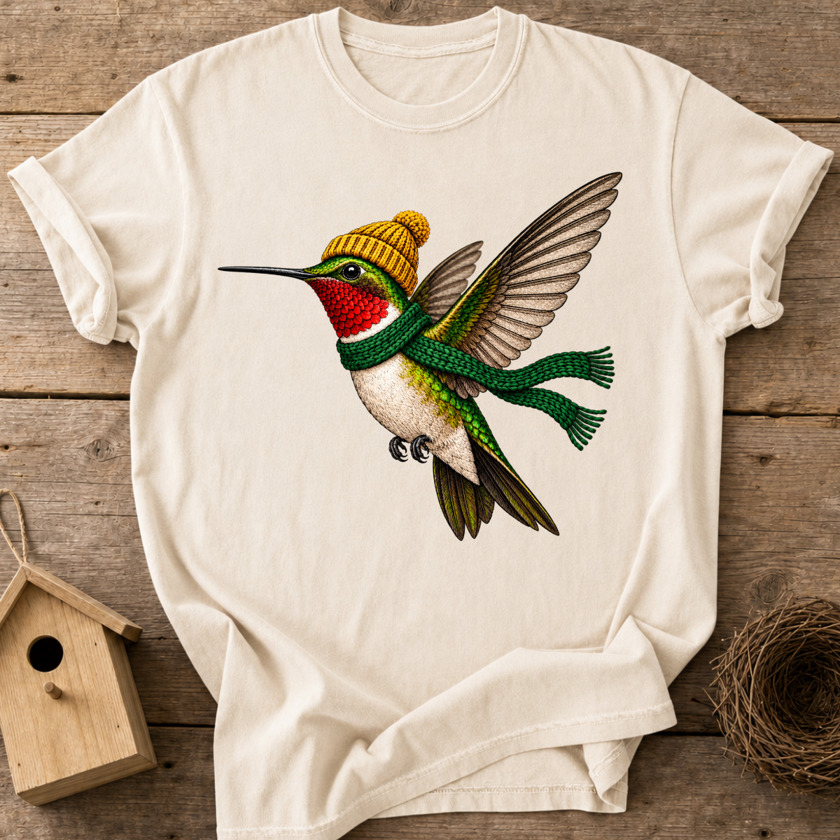 Cozy Hummingbird T-Shirt