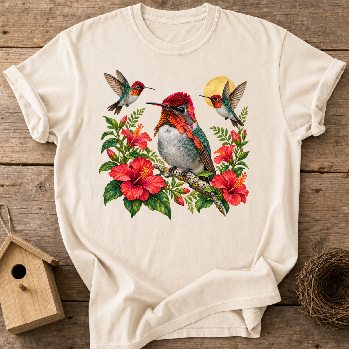 Hummingbird Garden T-Shirt                1.