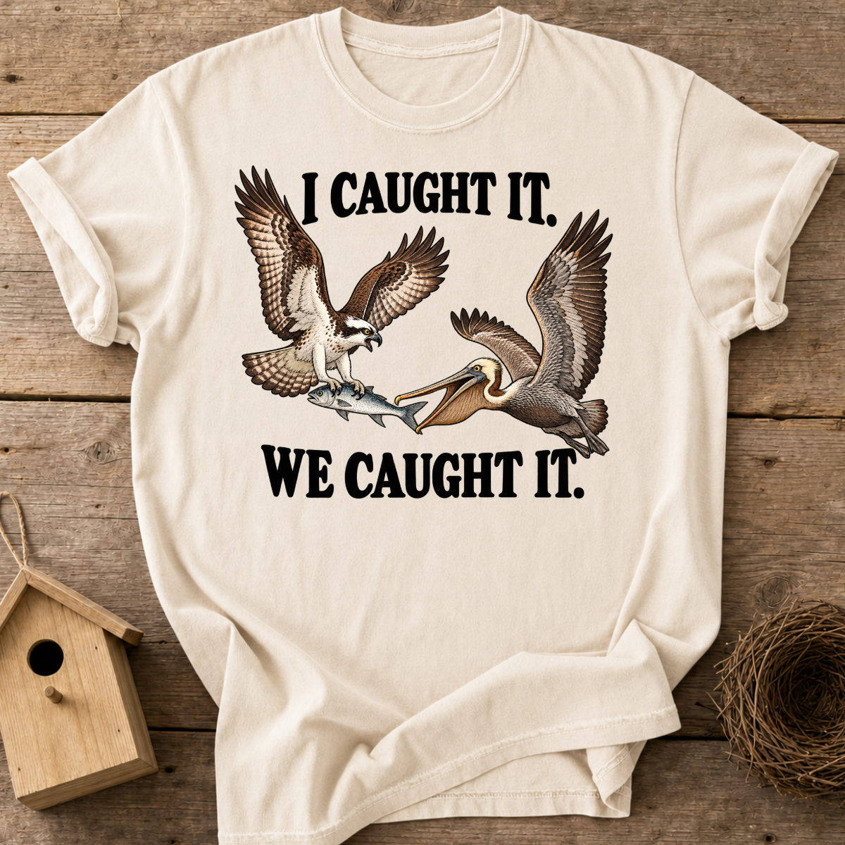 Fish Thief Pelican T-Shirt