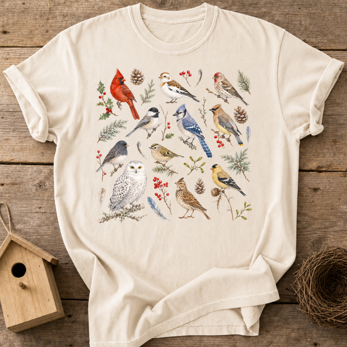 Winter Birds T-Shirt