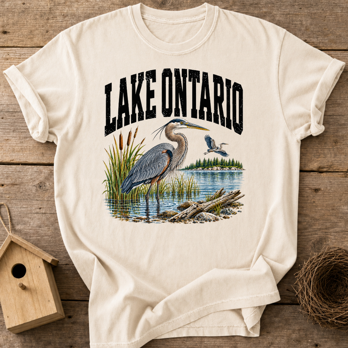Lake Ontario Heron T-Shirt