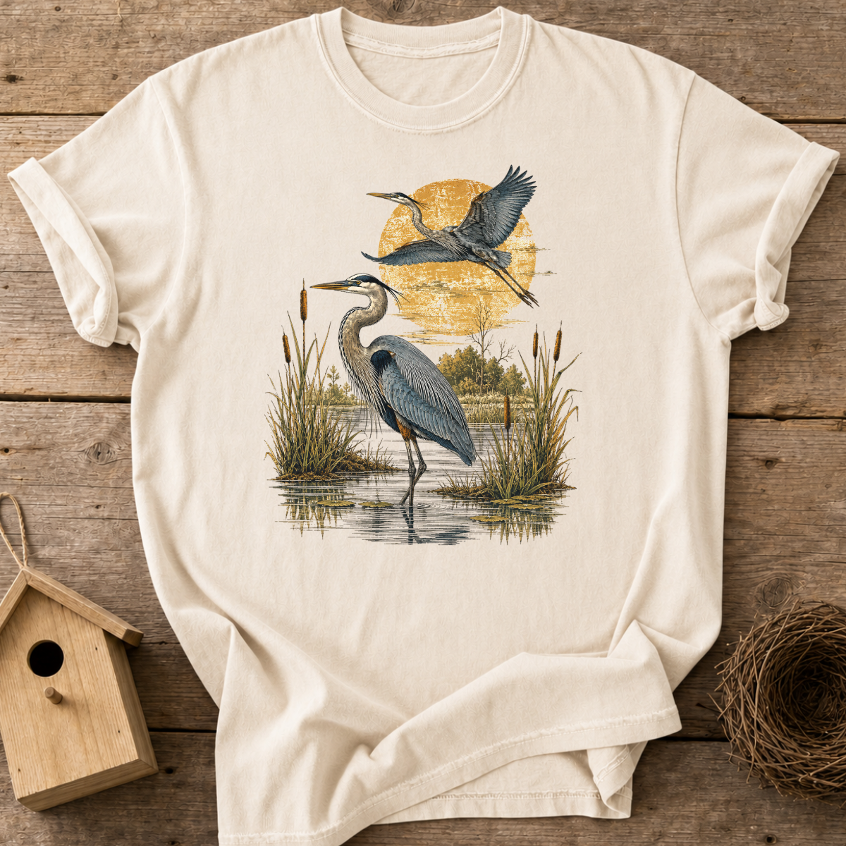 Wetland Heron T-Shirt