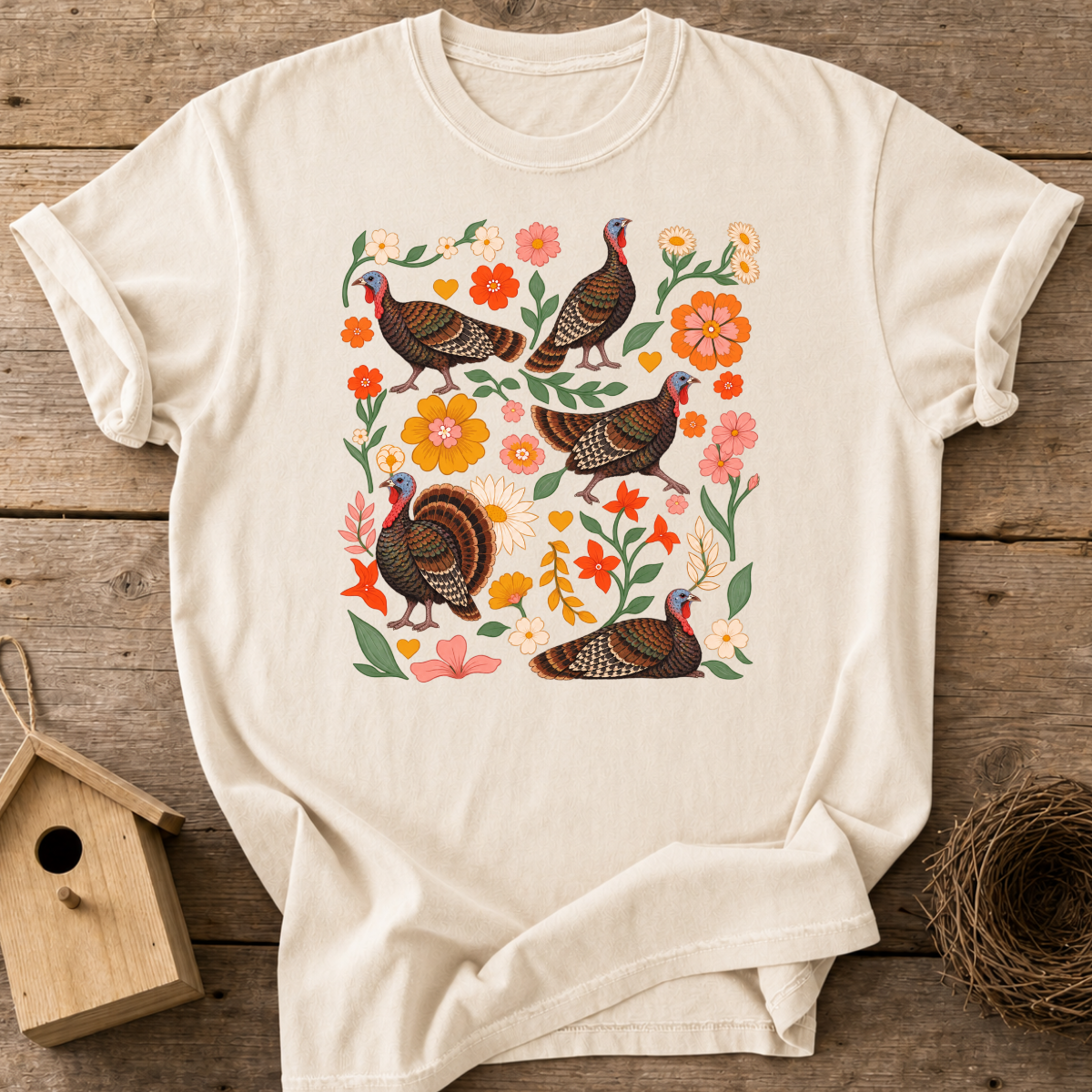 Wild Turkey Garden T-Shirt