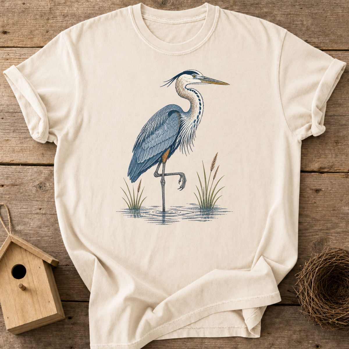Blue Heron Marsh T-Shirt