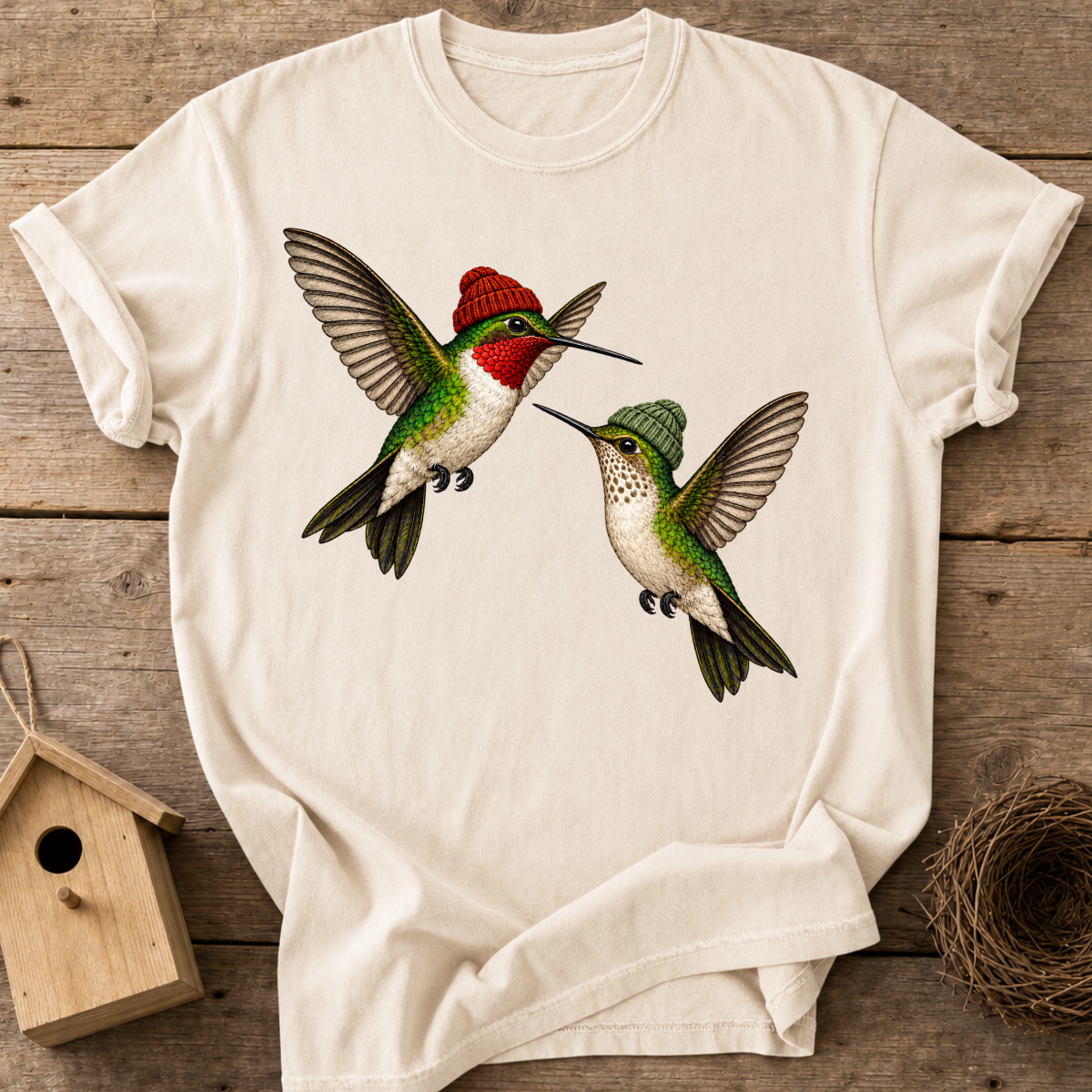 Beanie Hummingbird T-Shirt