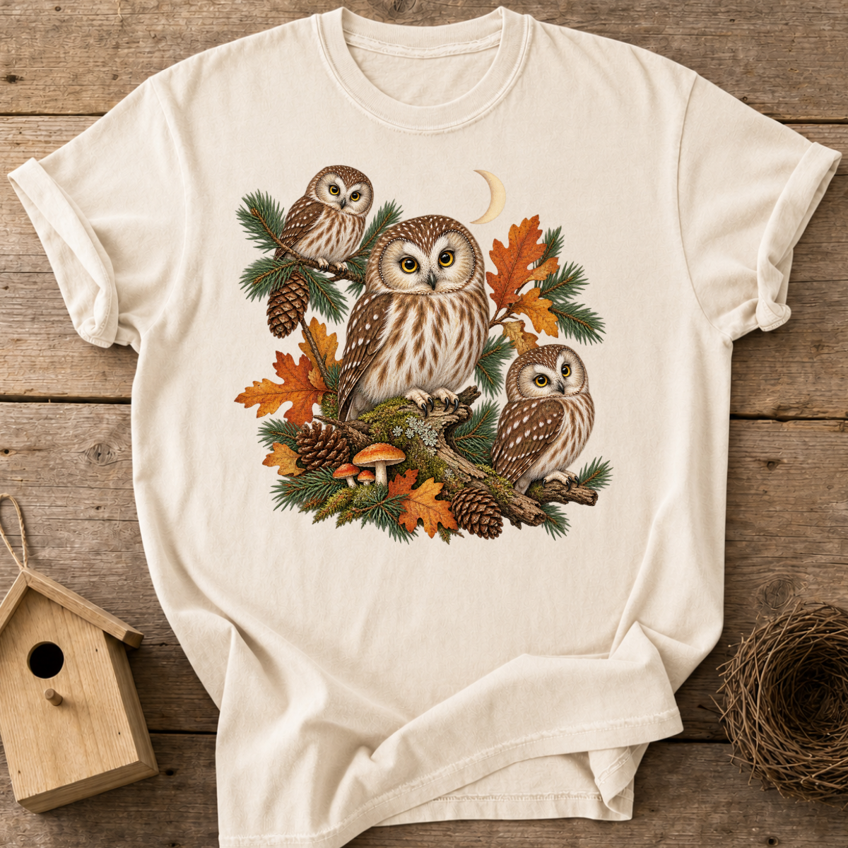 Fall Saw-Whet Owl T-Shirt