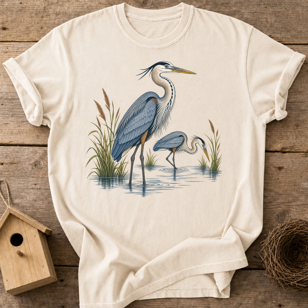 Blue Heron Marsh T-Shirt