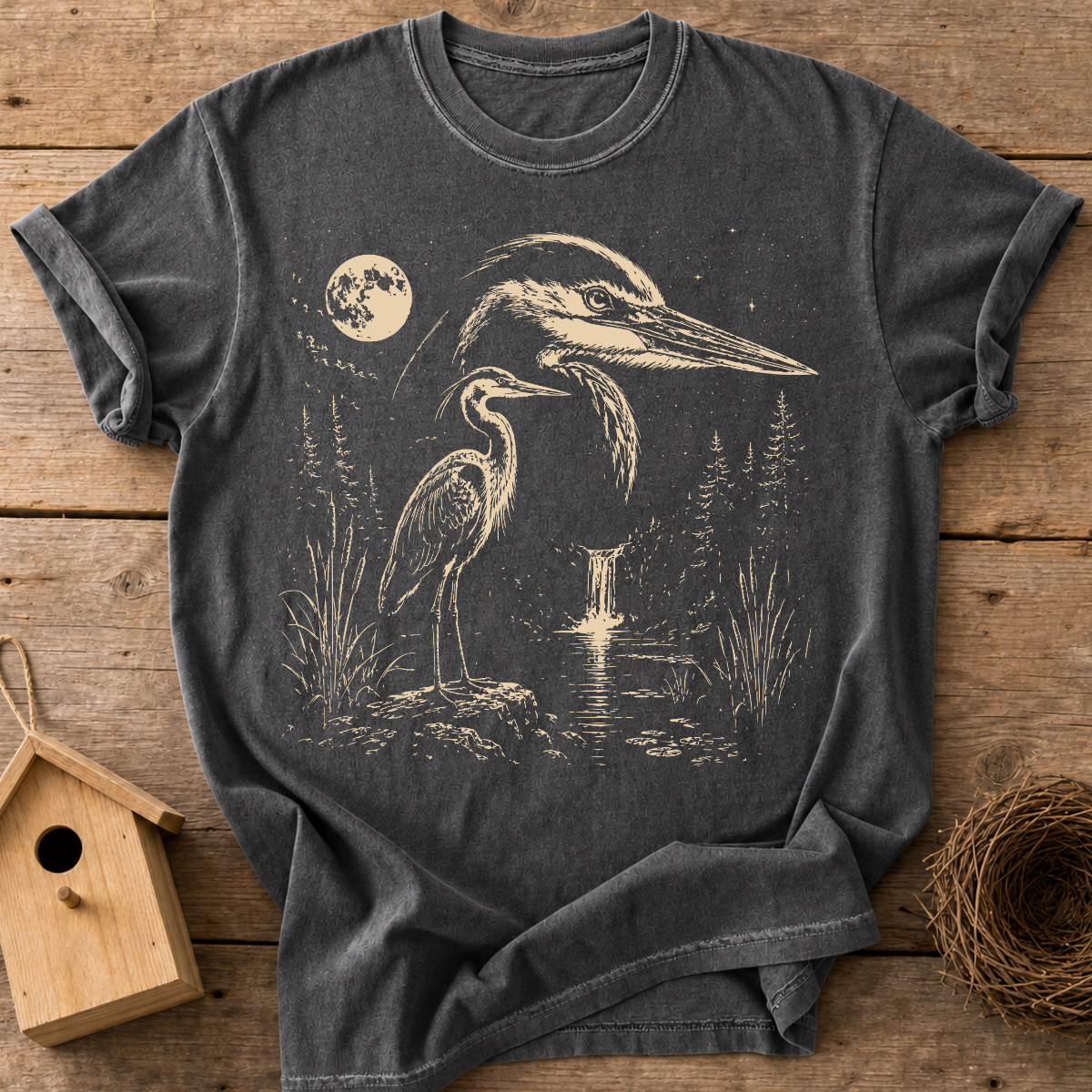 Heron Moon T-Shirt