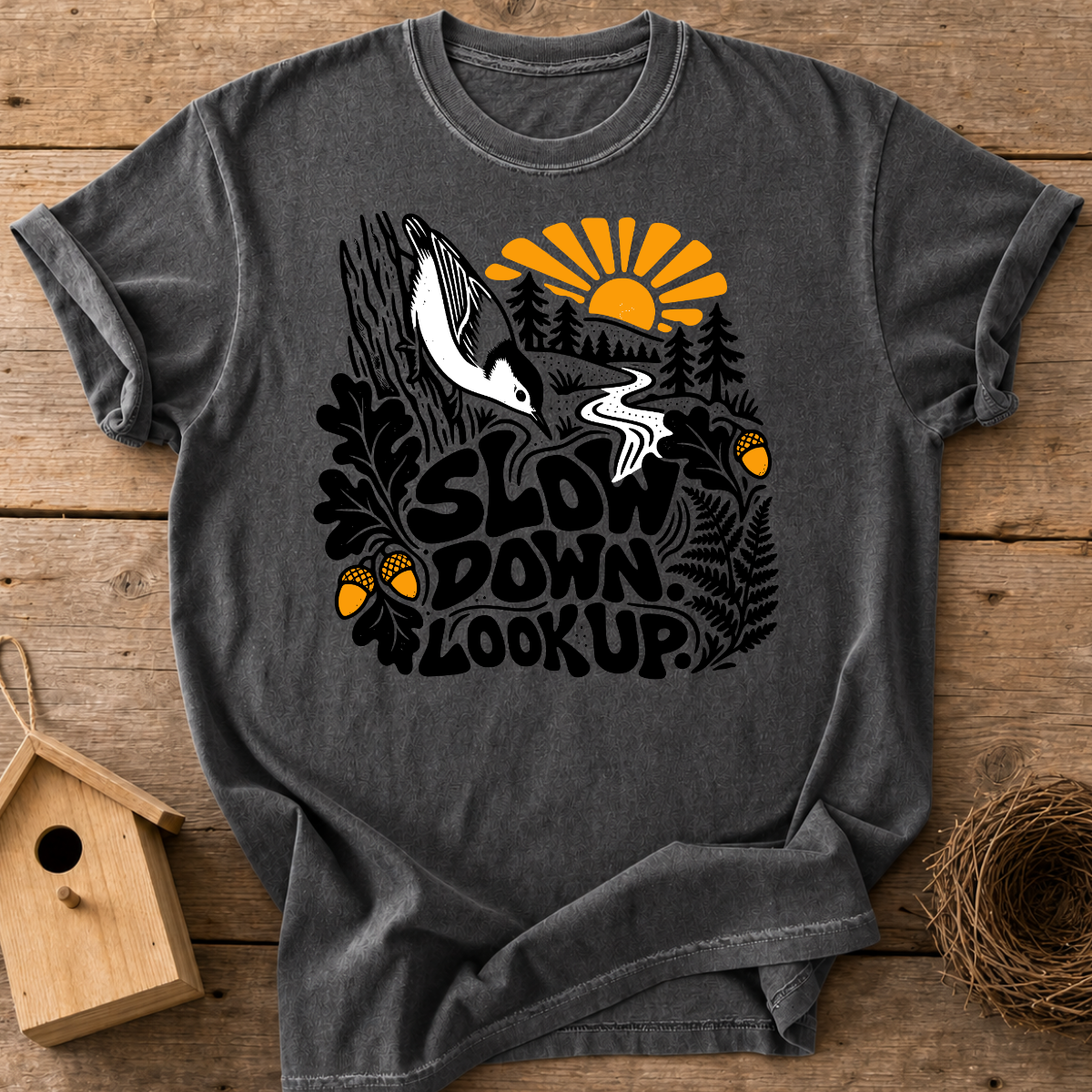 Slow Down Birding T-Shirt