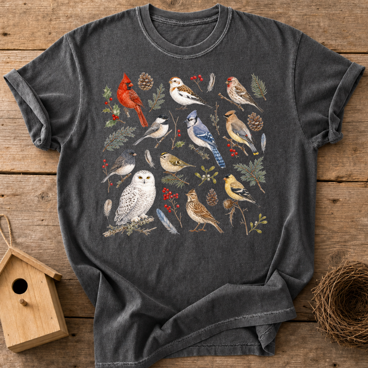 Winter Birds T-Shirt