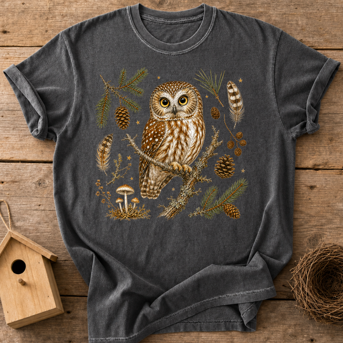 Northern Saw-Whet Owl T-Shirt