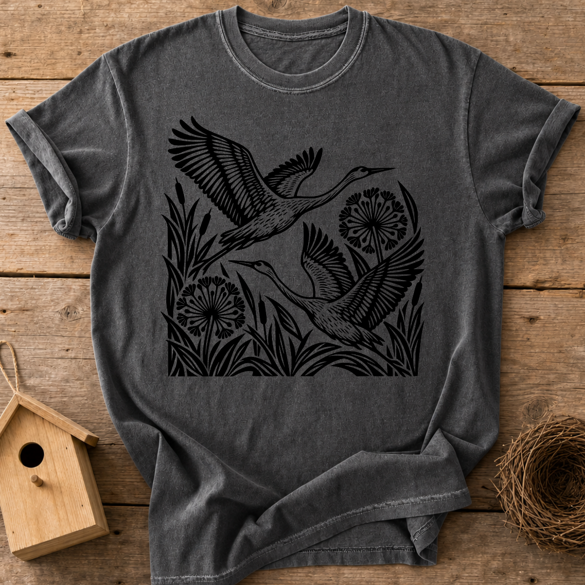 Heron Meadow Flight T-Shirt