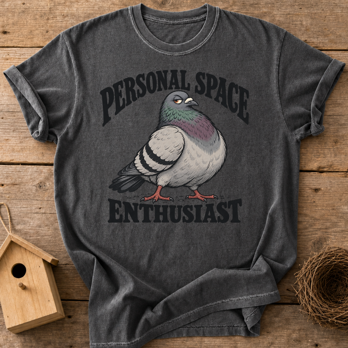 Personal Space Pigeon T-Shirt