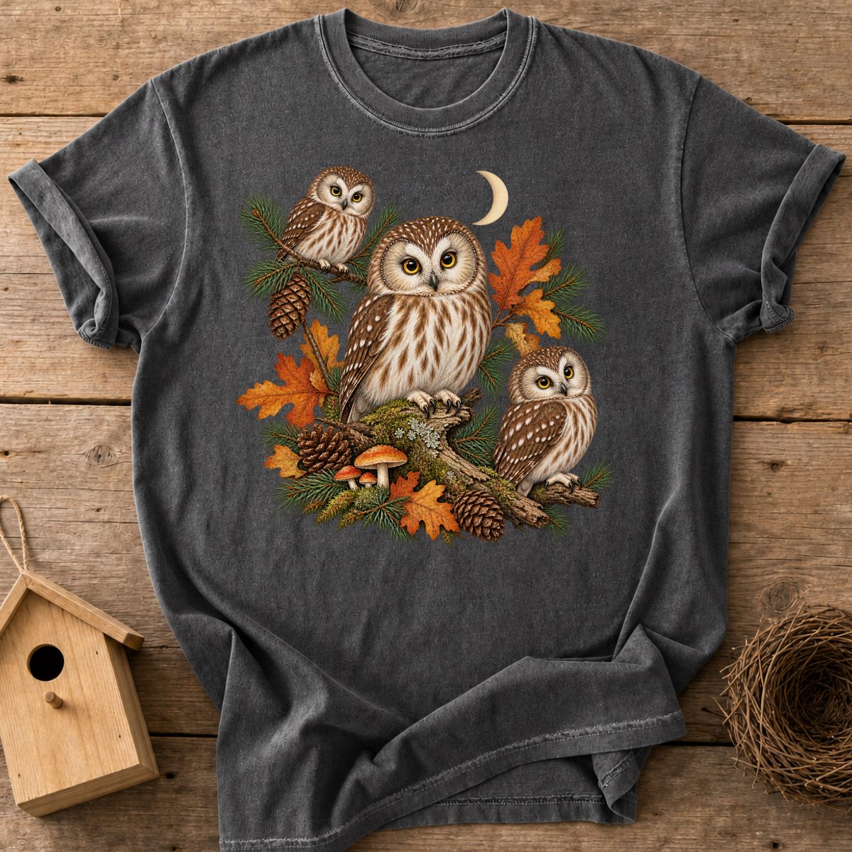 Fall Saw-Whet Owl T-Shirt