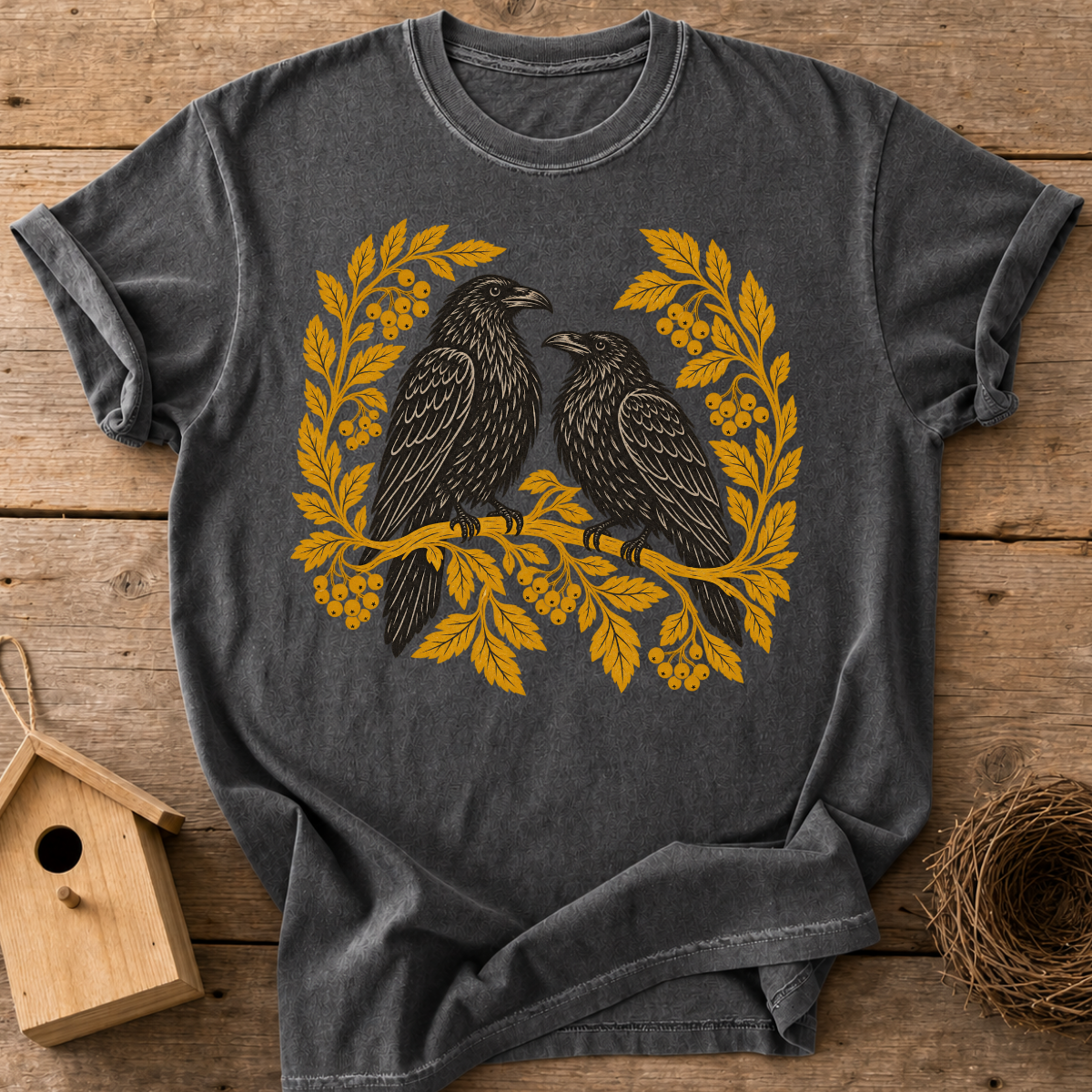 Fall Raven Couple T-Shirt