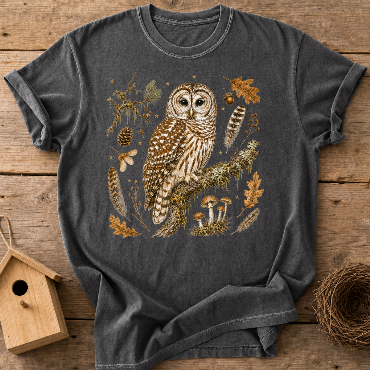 Barred Owl Woodland T-Shirt