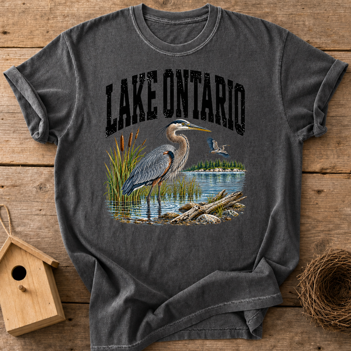 Lake Ontario Heron T-Shirt