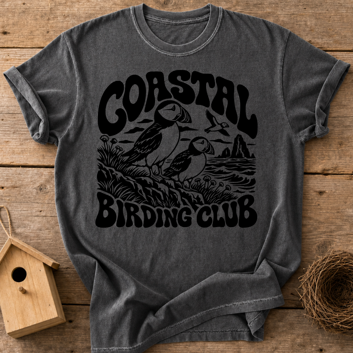 Coastal Puffins T-Shirt