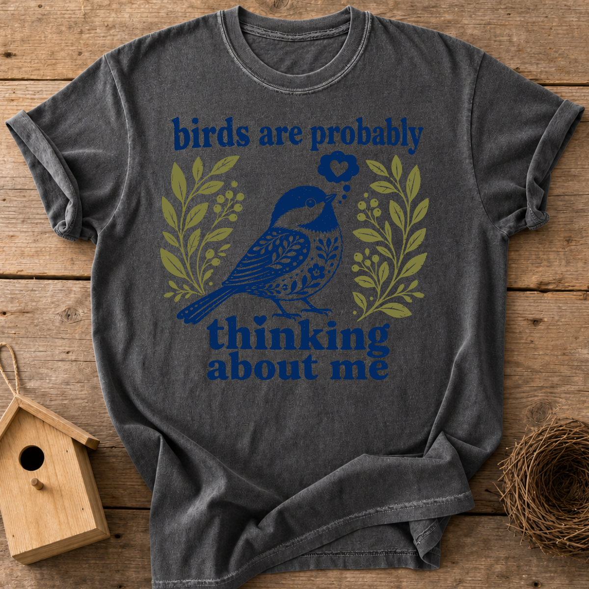 Birds Thinking About Me T-Shirt