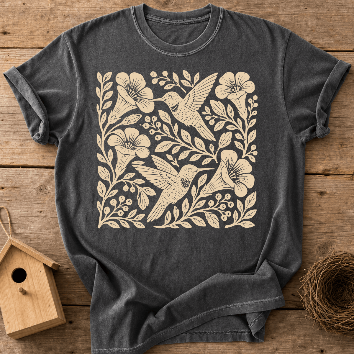 Folk Hummingbirds T-Shirt