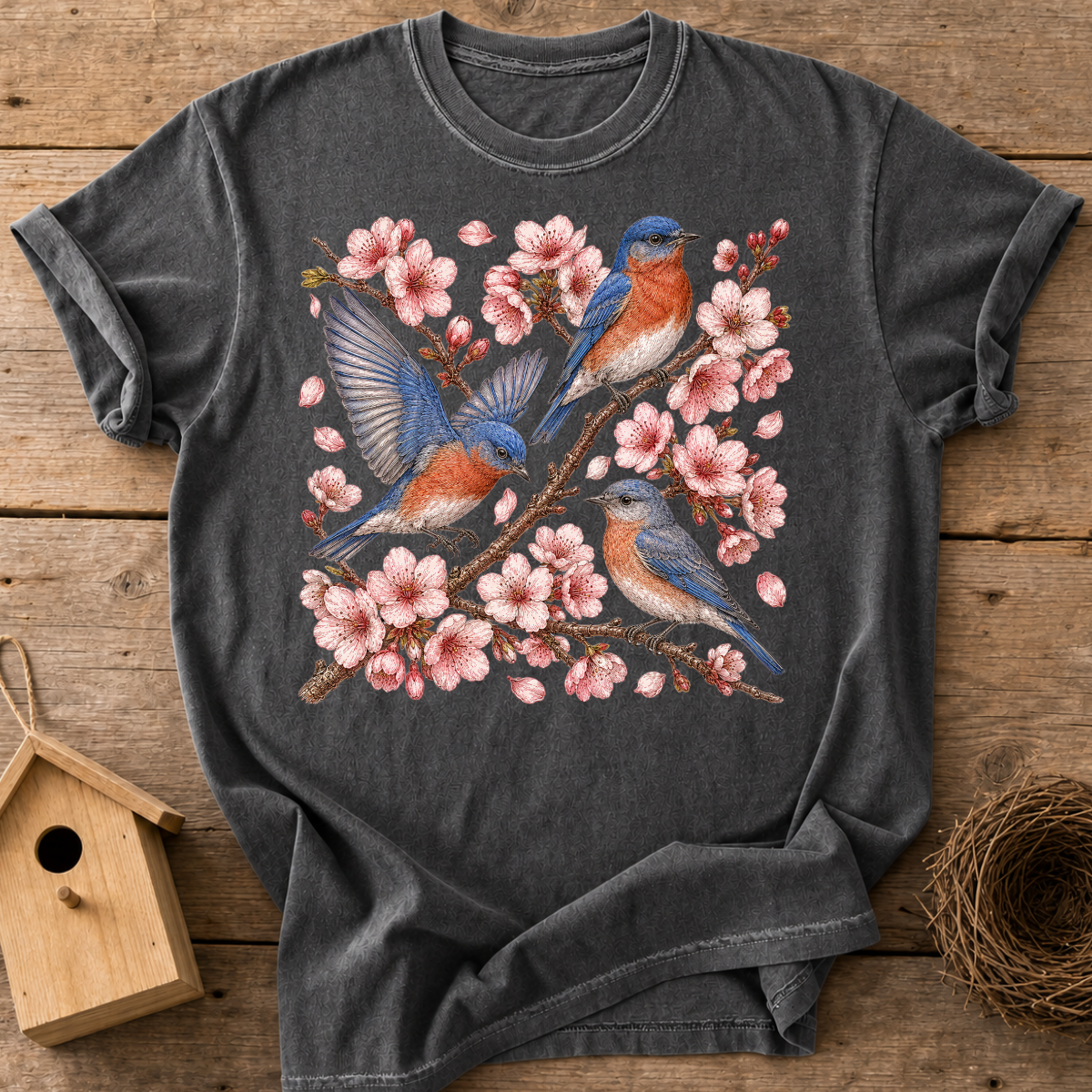 Bluebirds Blossom T-Shirt