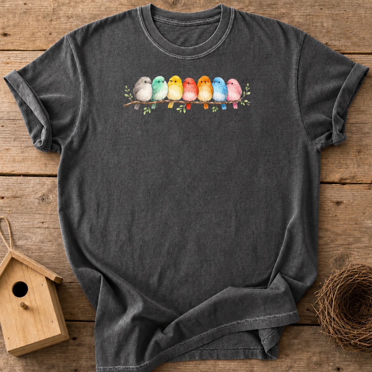 Birds On A Branch T-Shirt
