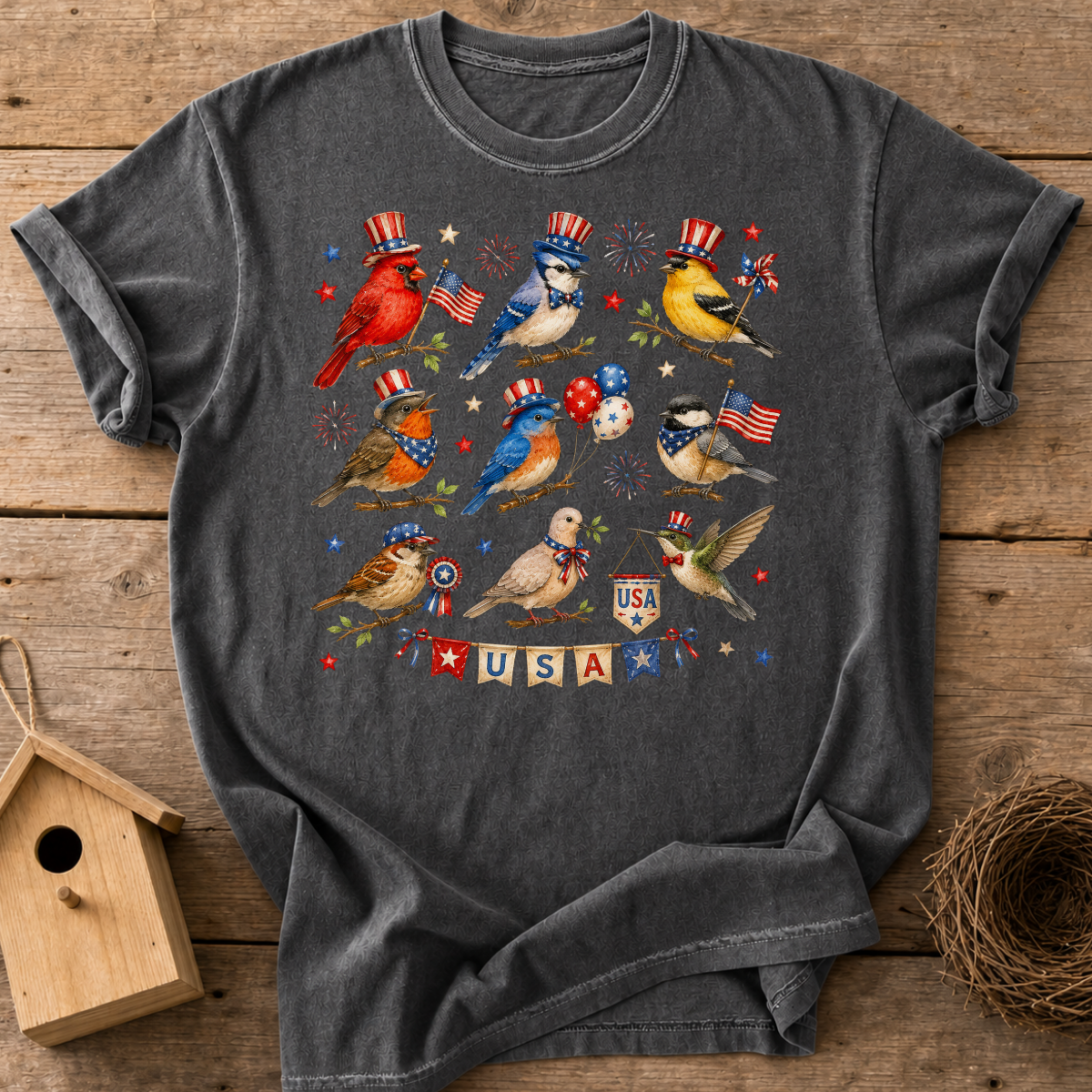 Patriotic Birds T-Shirt