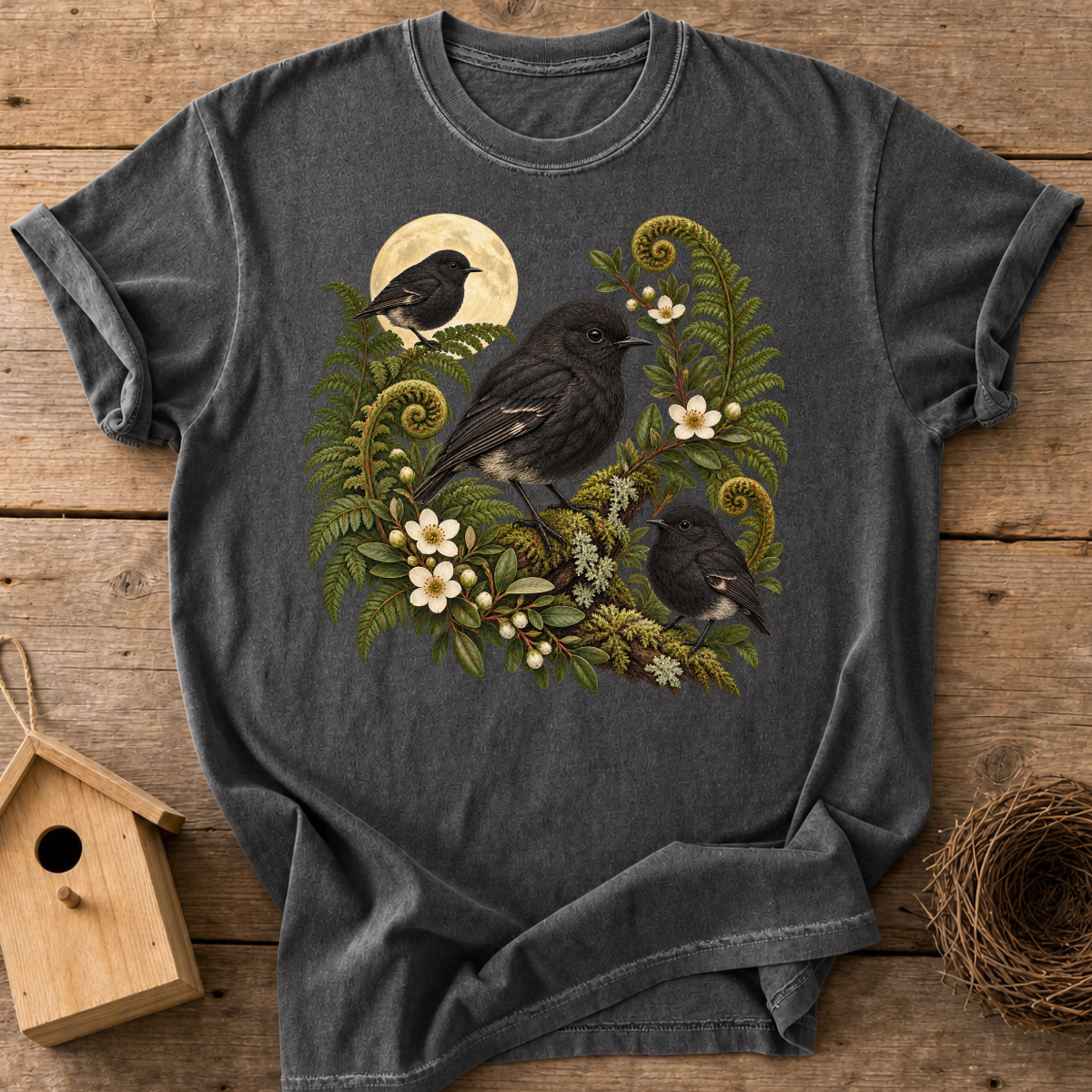 Black Robin T-Shirt