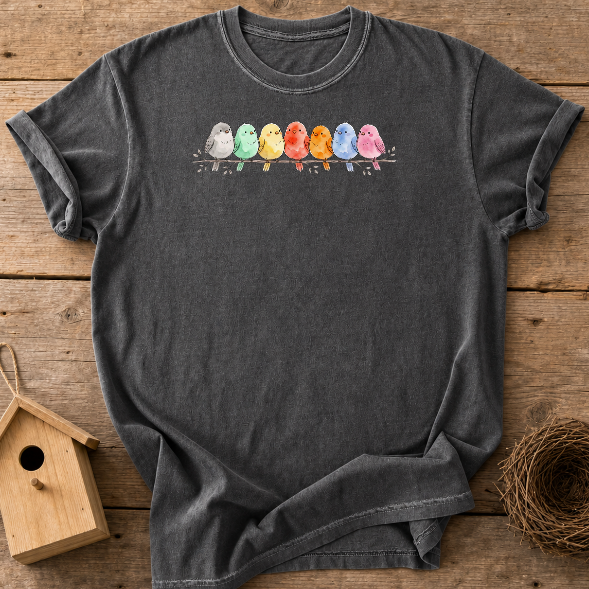 Pastel Birds T-Shirt
