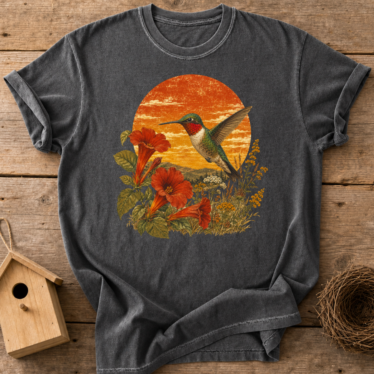 Hummingbird Sunset T-Shirt