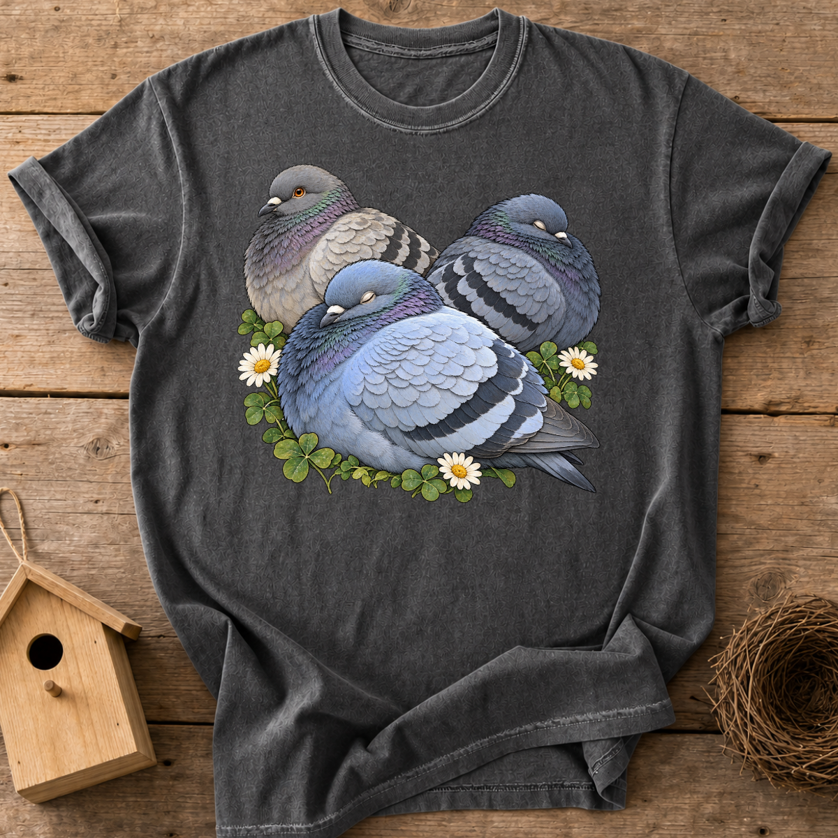 Napping Pigeons T-Shirt