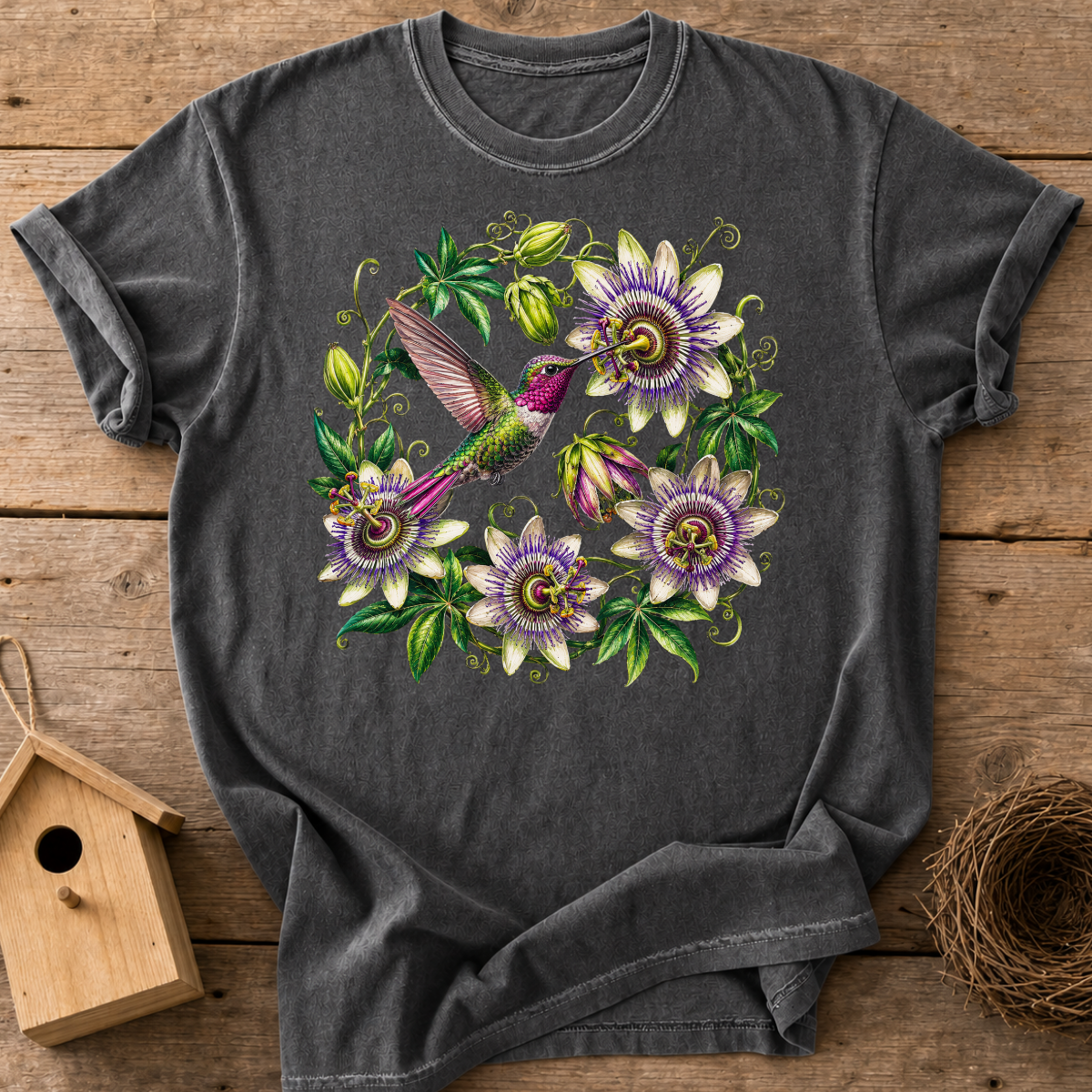 Hummingbird Passionflower T-Shirt