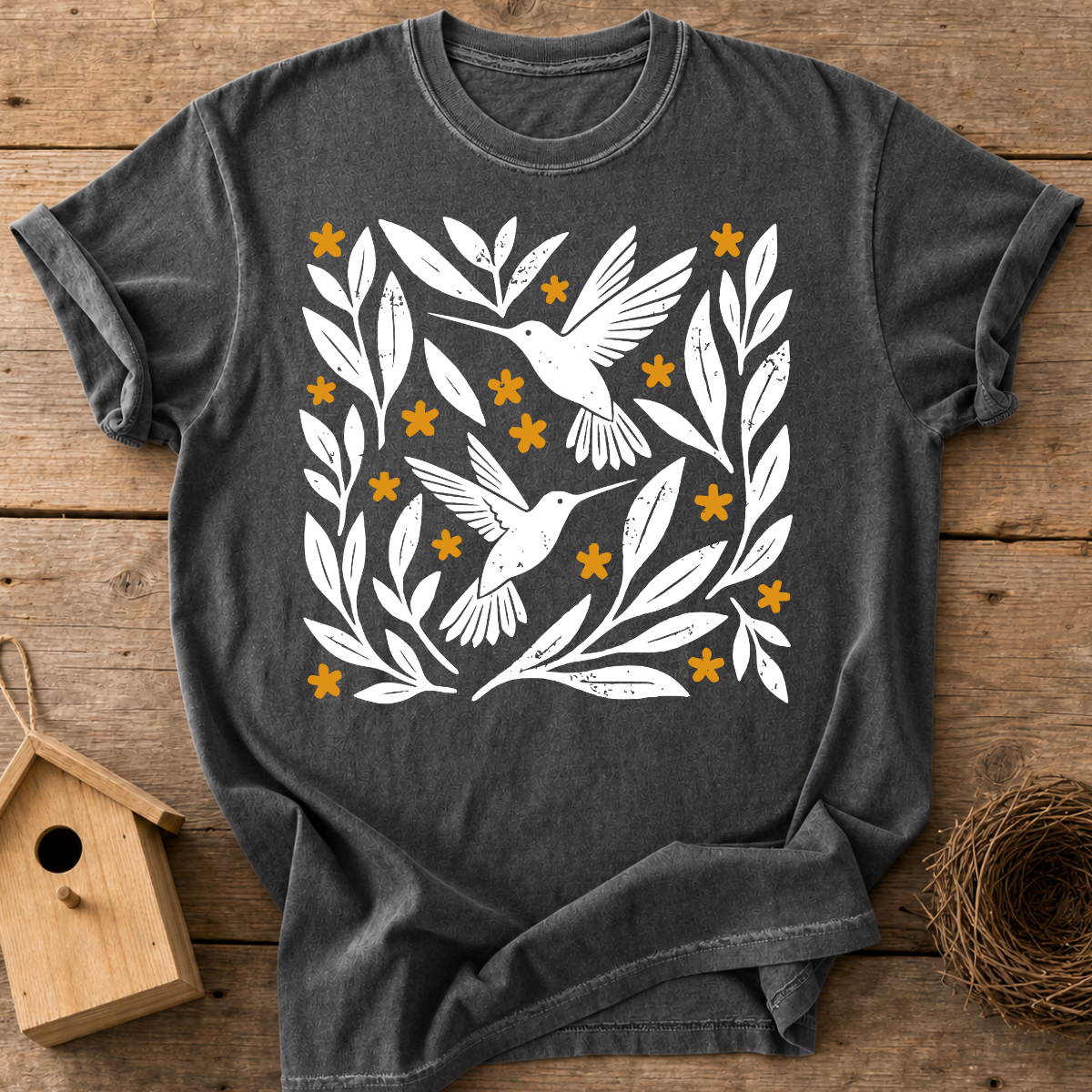 Folk Hummingbirds T-Shirt