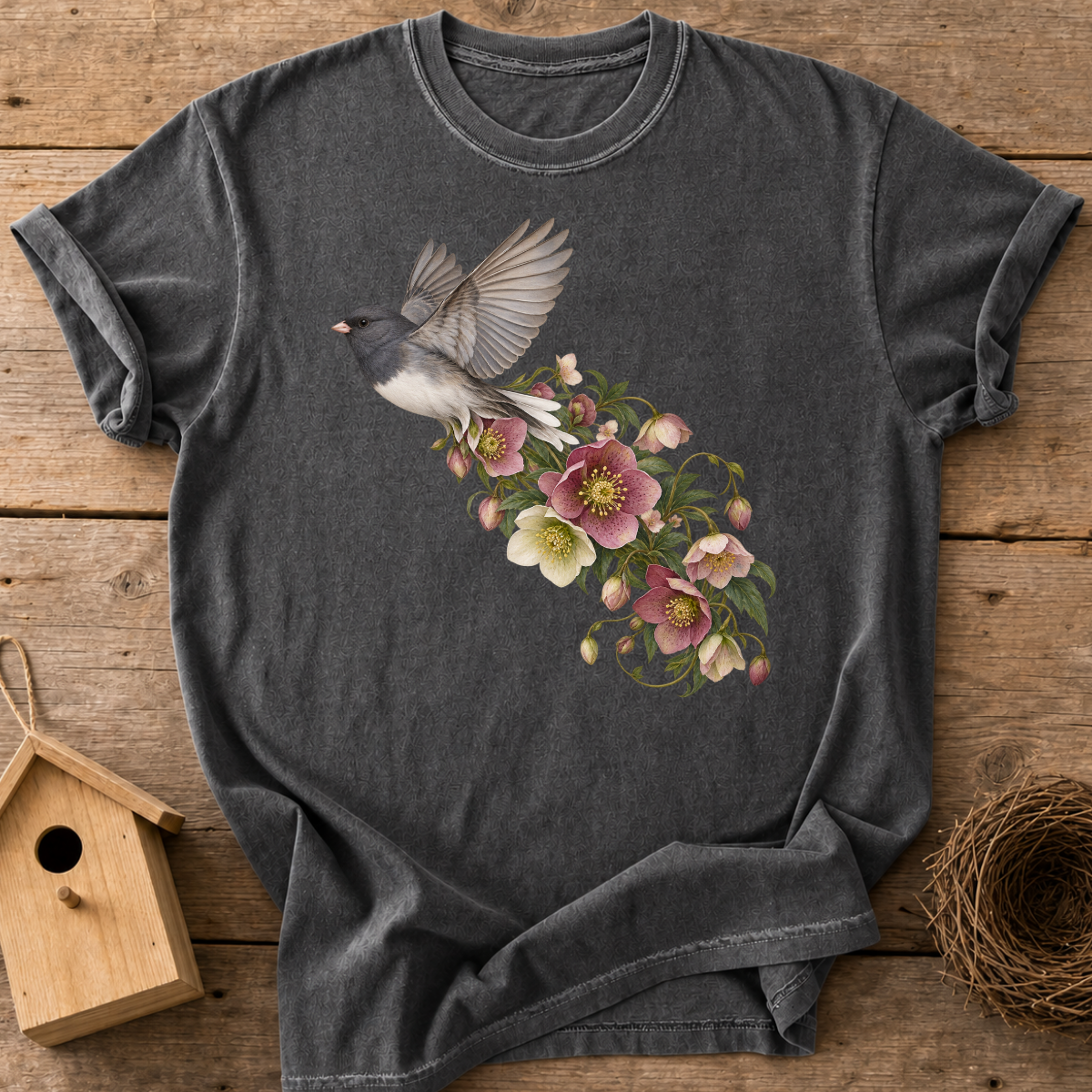 Junco Floral Flight T-Shirt