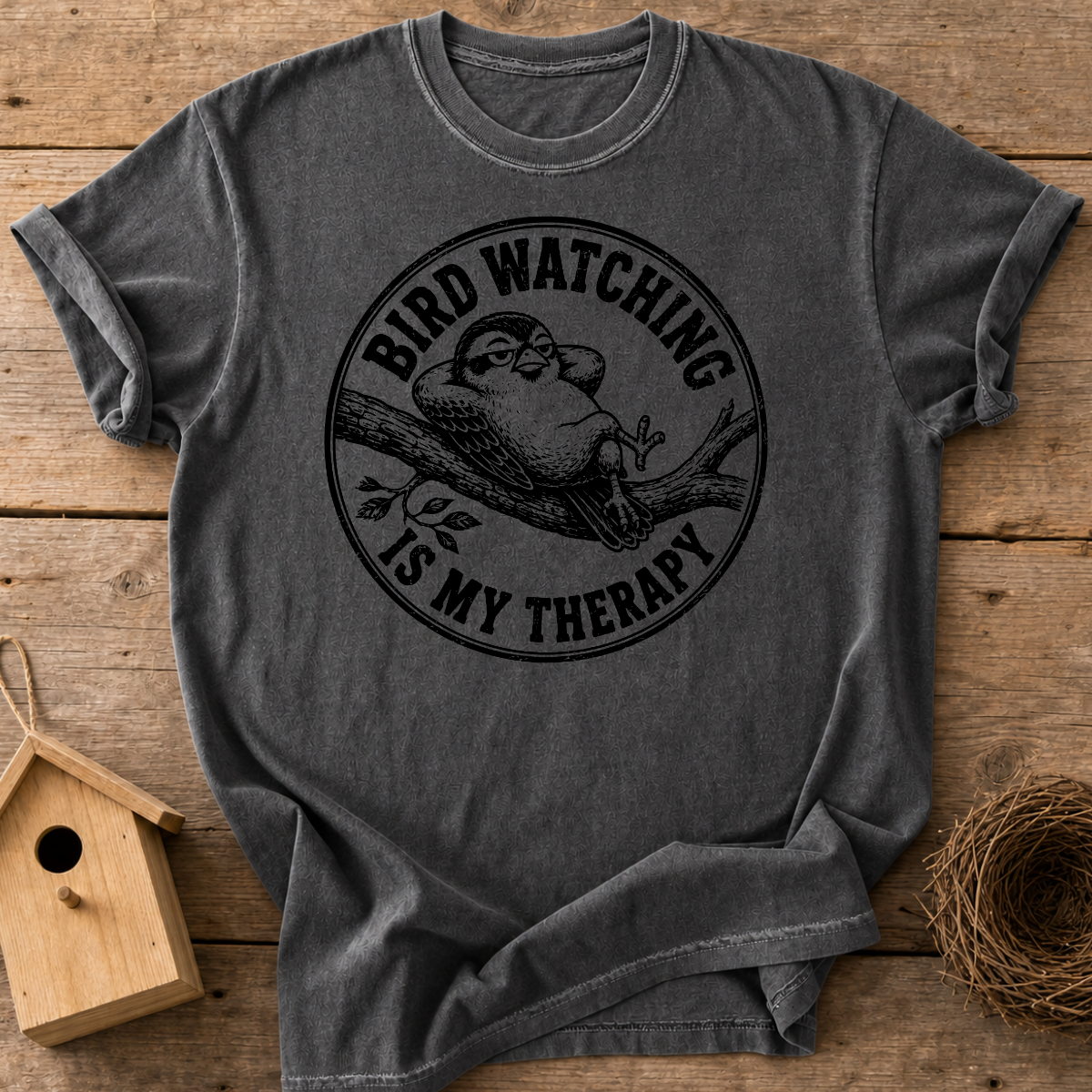 Bird Watching Is My Therapy T-Shirt