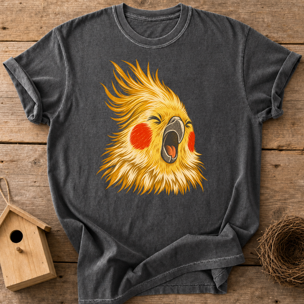 Screaming Cockatiel T-Shirt