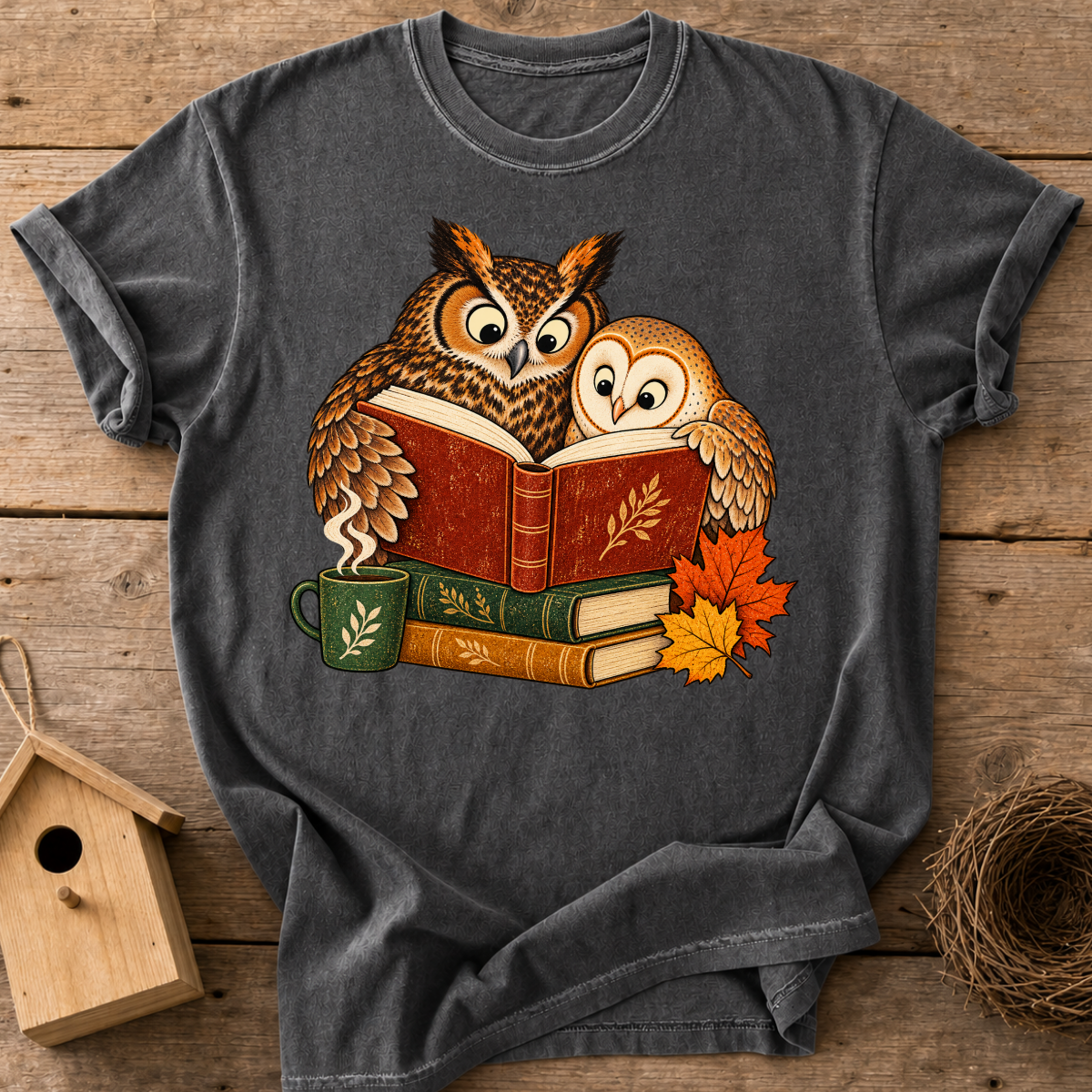 Owl Reading Club T-Shirt