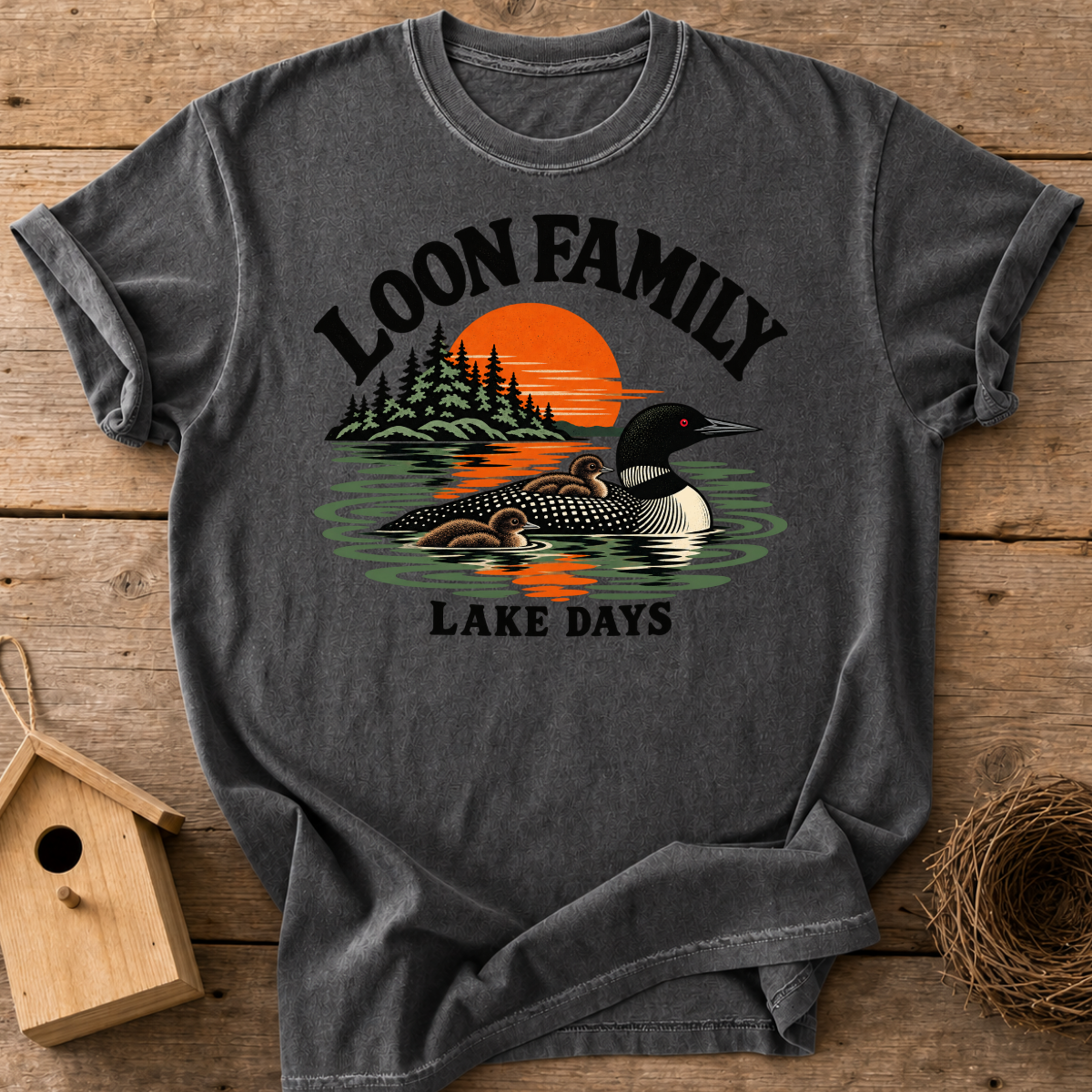 Loon Family Lake Days T-Shirt