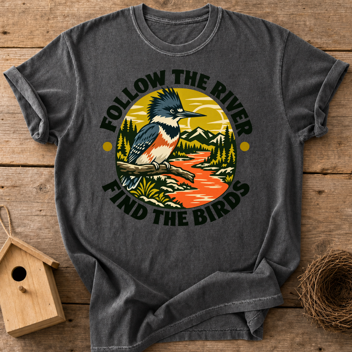 River Kingfisher T-Shirt