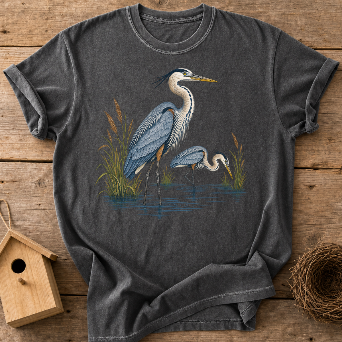 Blue Heron Marsh T-Shirt