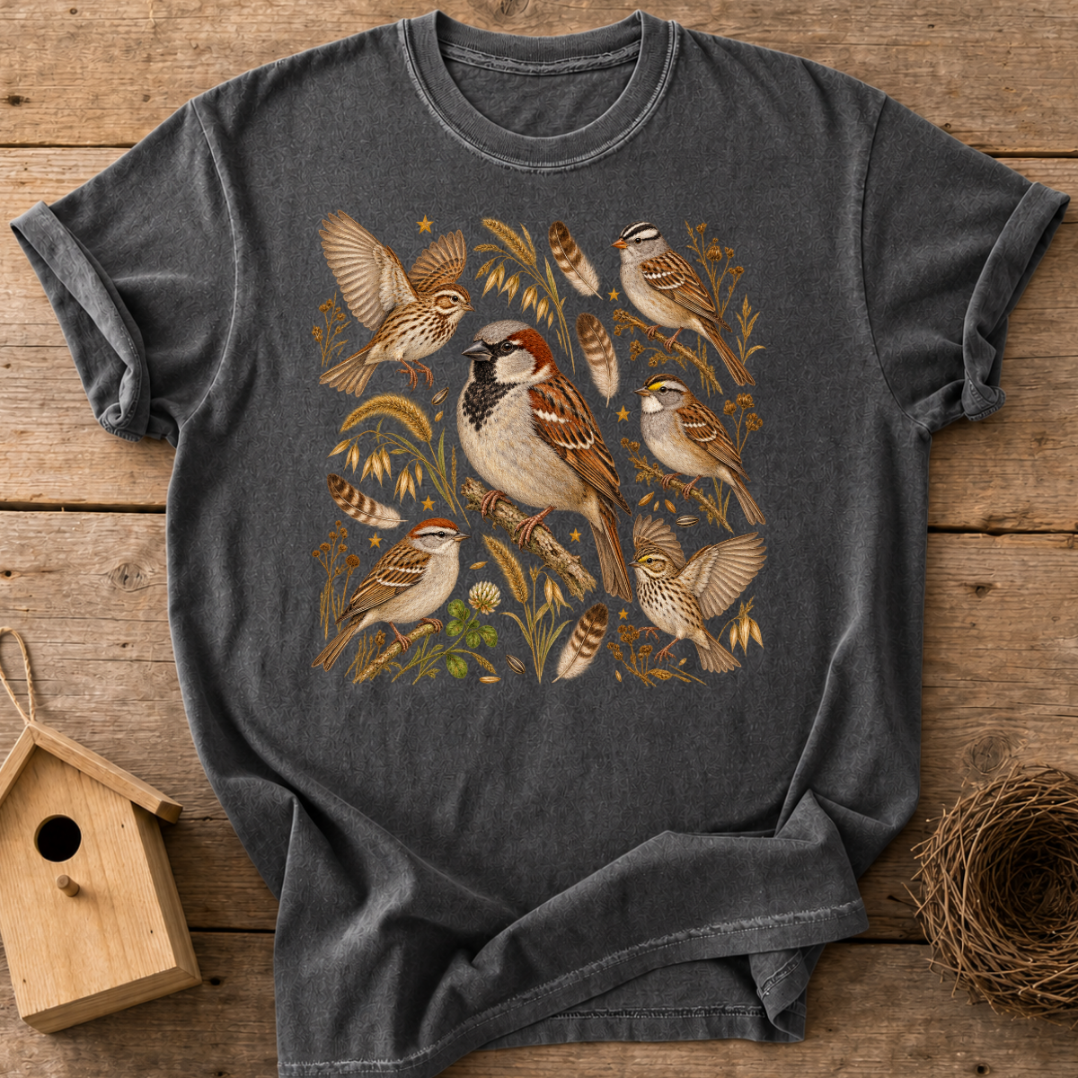 Sparrow Field Guide T-Shirt