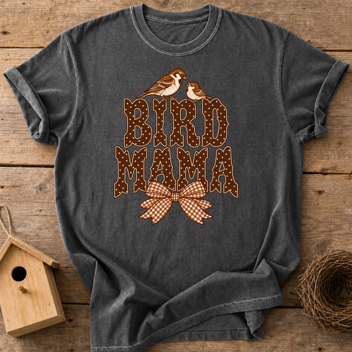 Bird Mama Bow T-Shirt