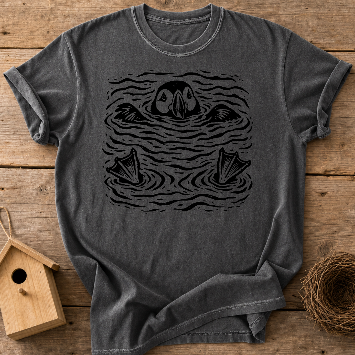 Floating Puffin T-Shirt