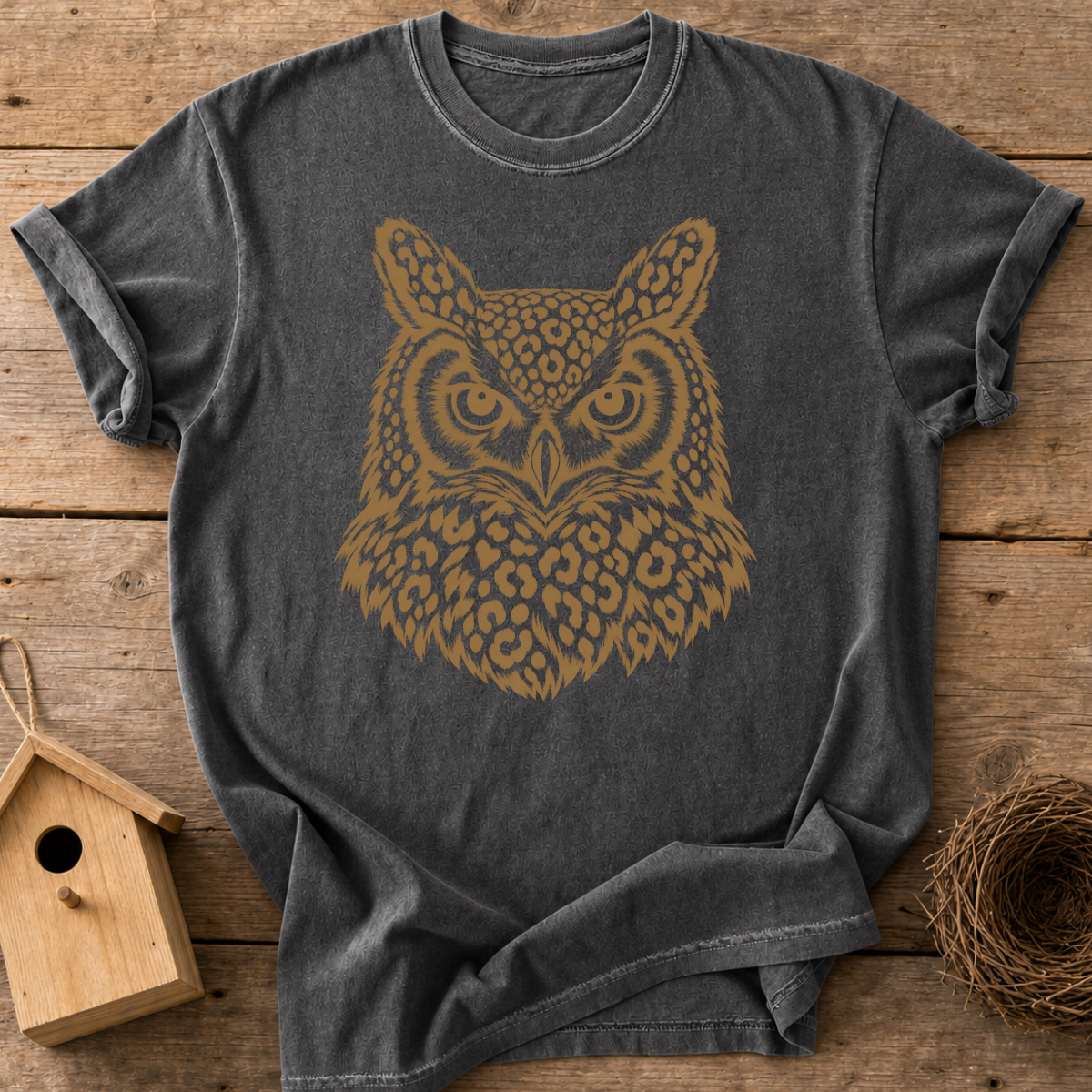 Leopard Owl T-Shirt