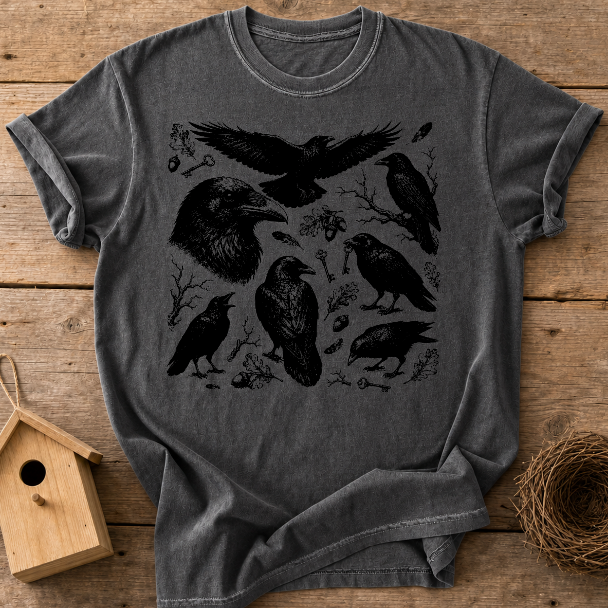 Fall Raven Woodland T-Shirt