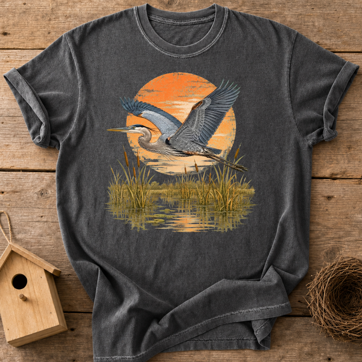 Heron Marsh Flight T-Shirt