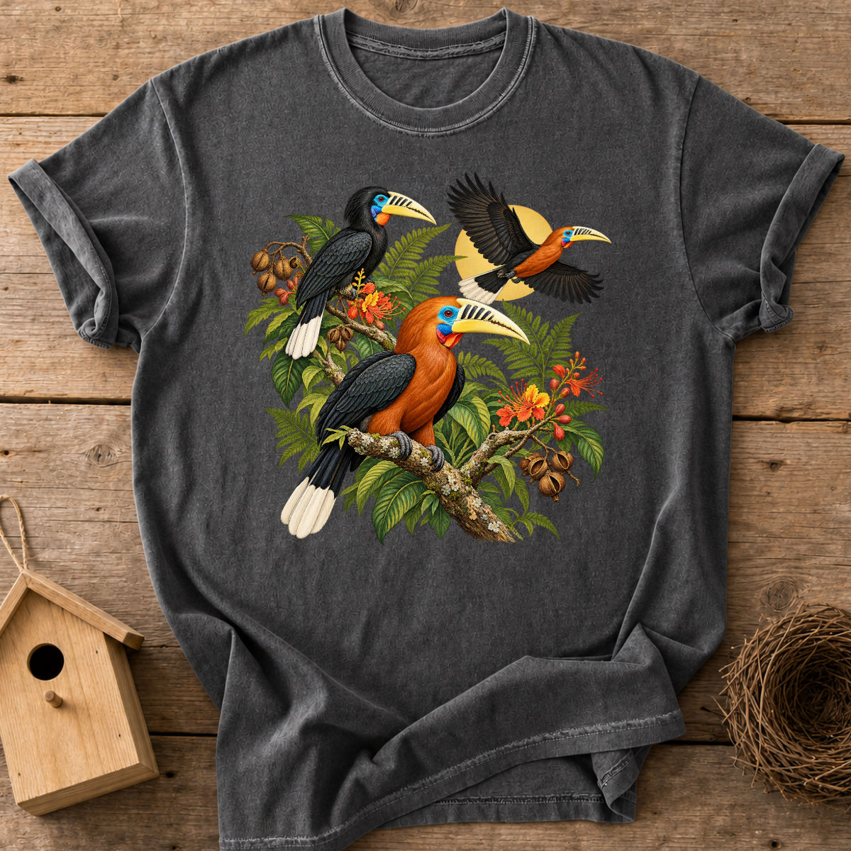 Rufous-Necked Hornbill T-Shirt